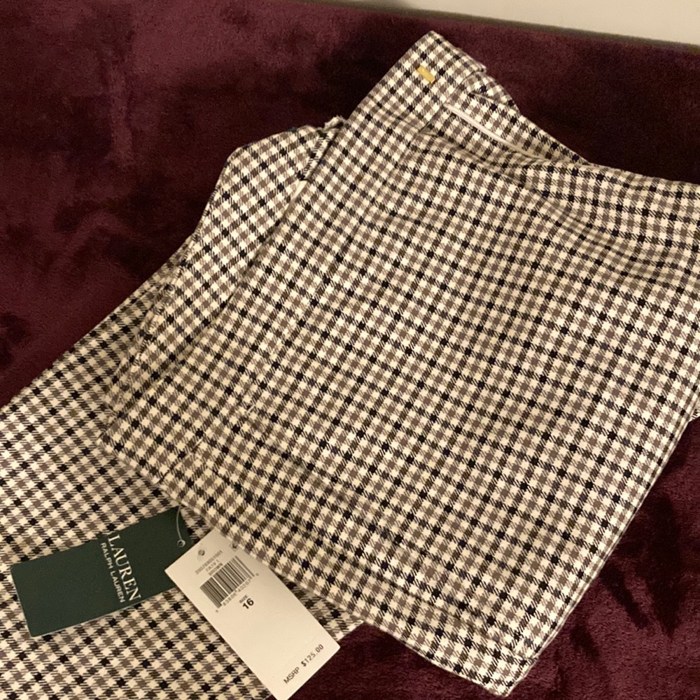 Ralph Lauren Flat Front Dress Pant Ankle Cut
